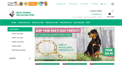 Desktop Screenshot of metal-training-dog-collars-store.com